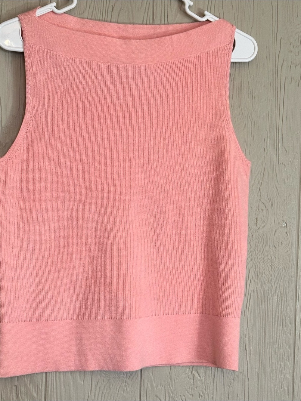 Banana Republic Light Pink Ribbed Knit Top